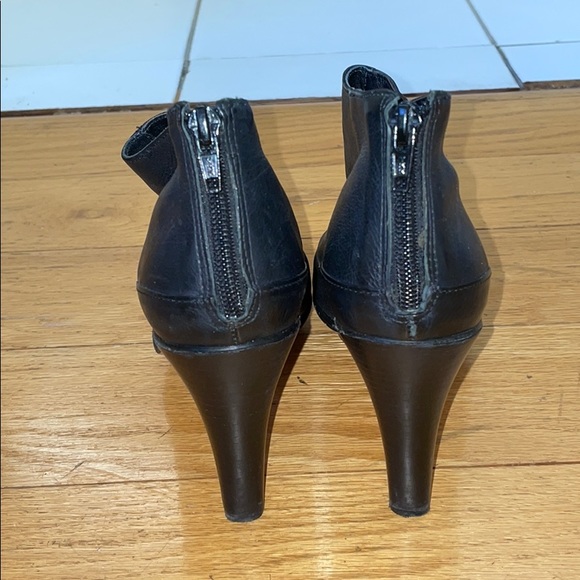 BCBG wedge leather booties. Made in Brazil - Picture 3 of 9